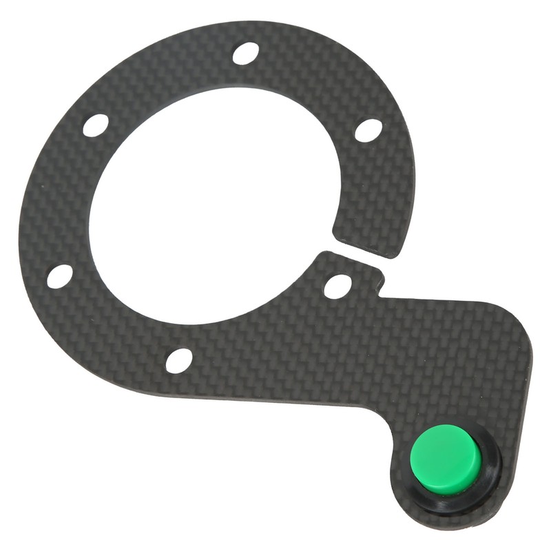 Steering Wheel Horn Button 6 Hole Carbon Fiber Comfortable Touch