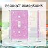 Wall Plate Light Switch Cover, Standard Size 4.50" x 2.76",