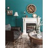 Safiyya Wallpaper Teal Silk Contact Paper Textured Wallpaper Peel and