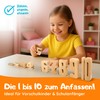 Filapen Mathematical Montessori Toy, 62 Wooden Building Blocks Made of