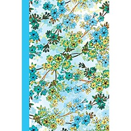 Journal: Field of Flowers (Blue and Yellow) 6x9 - LINED JOURNAL - Writing journal with blank lined pages