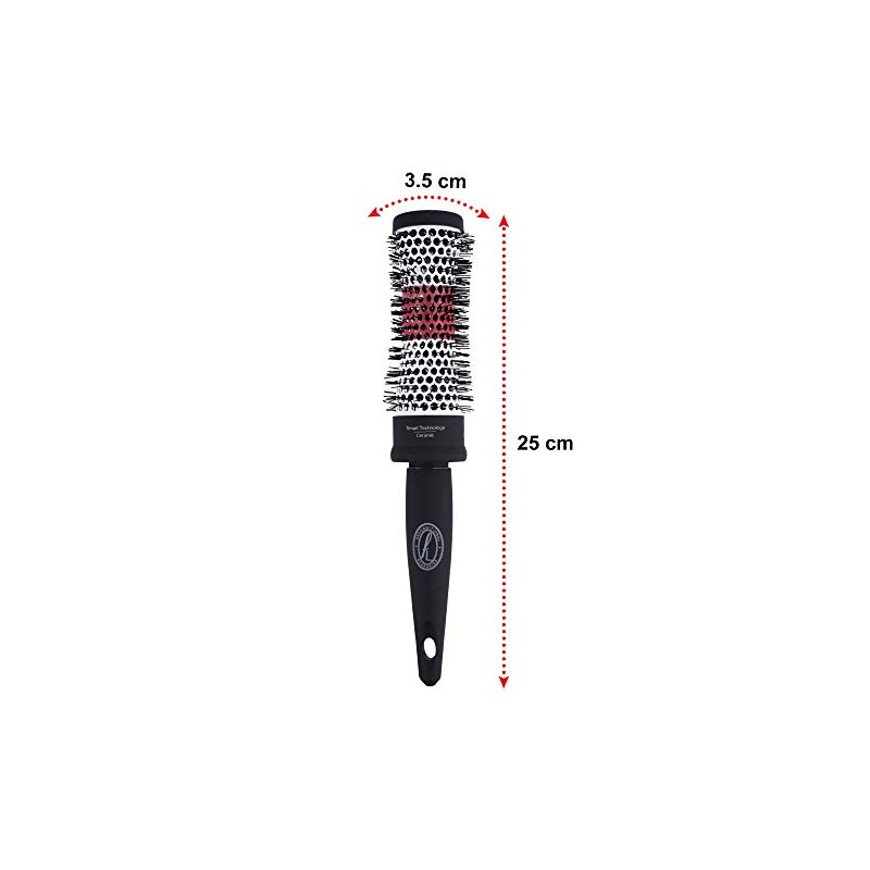 Ceramic Radial Hairbrush by Finelines - Medium Round Barrel Hair