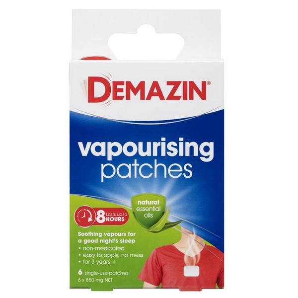 Demazin Vapourising Patches 6 Pack