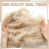 Vincreem 1.1 lb Natural Sisal Fiber for Crafts Filling Gift