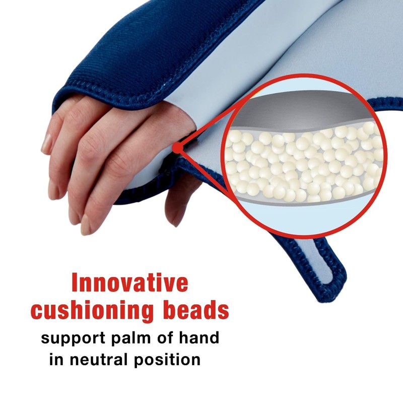 ACE Night Wrist Sleep Support, Adjustable, Blue, Helps Provide Relief
