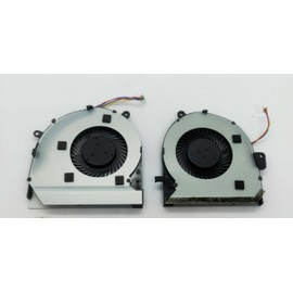 CPU + GPU Cooling Fan for Asus ROG Strix GL502V S5VM FX60V ZX60VM FX502VM FX60VM P/N: EF75070S1-C530-S9A EF75070S1-C481-S9A 13N1-0SP0101 13N1-0SP0201 DC5V Fan