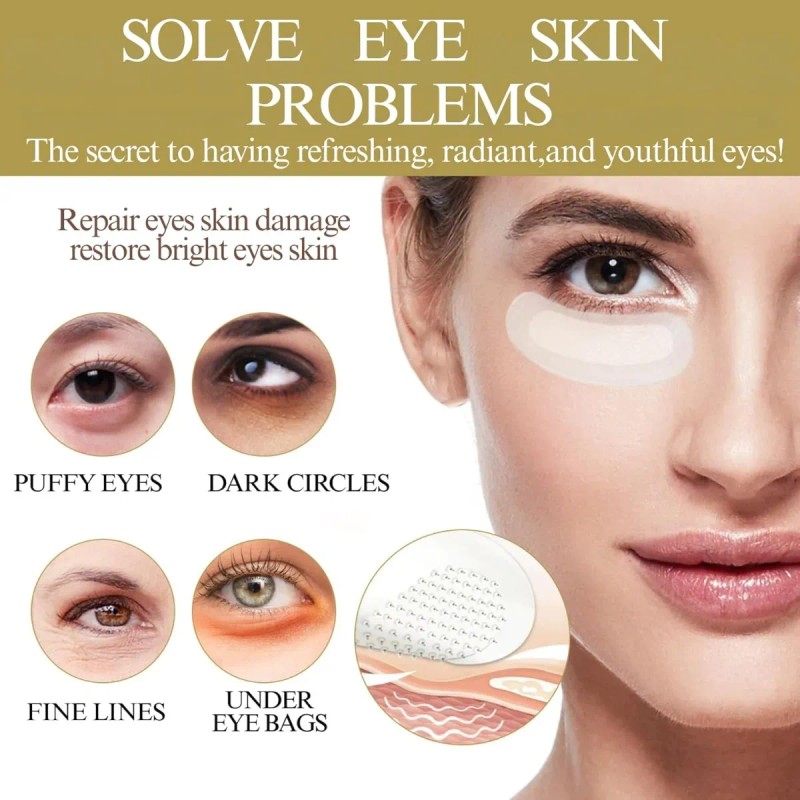 Parches Microagujas Nano Ojos Debajo