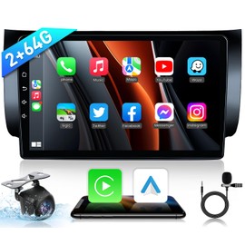 2+64G Car Radio for Nissan Sentra 2013-2017 with Wireless Carplay Android Auto, 10.1" 1280x800 HD Touchscreen Car Stereo with Backup Camera, Mirror Link GPS 5G WiFi Bluetooth FM SWC
