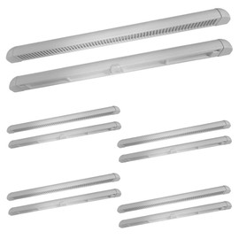 GB DIY Store 5 x uPVC Window Trickle Slot Vent White 300mm White - Reduces Condensation, Damp & Steam (5 Pack)