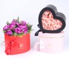 Heart Shape Gift Box, Gift Box with Bow, Heart-Shaped Cardboard