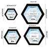 Hexagon Shaped Photo Frame Creative Wooden Wall Hanging Picture Frames