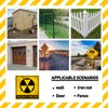 BTHUKO Funny Warning Nuclear Radiation Fallout Shelter Home Work Office