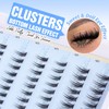 Bottom Lash Clusters Natural Eyelash Extensions Short Individual Lashes Wispy