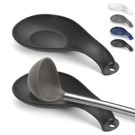 ReaNea Plastics Spoon Rest 2 Piece, Spoon Holder for Stove Top, kitchen utensils Holder for Ladles, Tongs, Spatula, Stove Spoon Holder, Dishwasher Safe