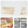 ANPHSIN 13" Oval Banneton Bread Proofing Basket Round Brotform Dough