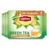 Lipton Honey Ginger Green Tea Bags, Flavored, Unsweetened Teabags for