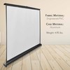Pyle 50 Inches Projector Screen Portable Floor Standing Fold-Out Roll-Up