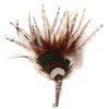 Breiter Real Hat Feather Hat Pin by Duck Pheasant Handmade