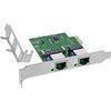 InLine 51128K Dual Gigabit Network Card with 2X RJ45 PCIe