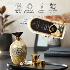 Ashleigh & Burwood - Schwarzkirsch-Lampenduft 500 ml – hergestellt in Großbritannien, reinigt und parfümiert die Luft, fördert das Wohlbefinden, fruchtiger Duft mit Veilchen und Moschusnoten,