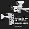 CCTV Mount Bracket, L-Shape Security Mount Plate, Universal Wall Ceiling