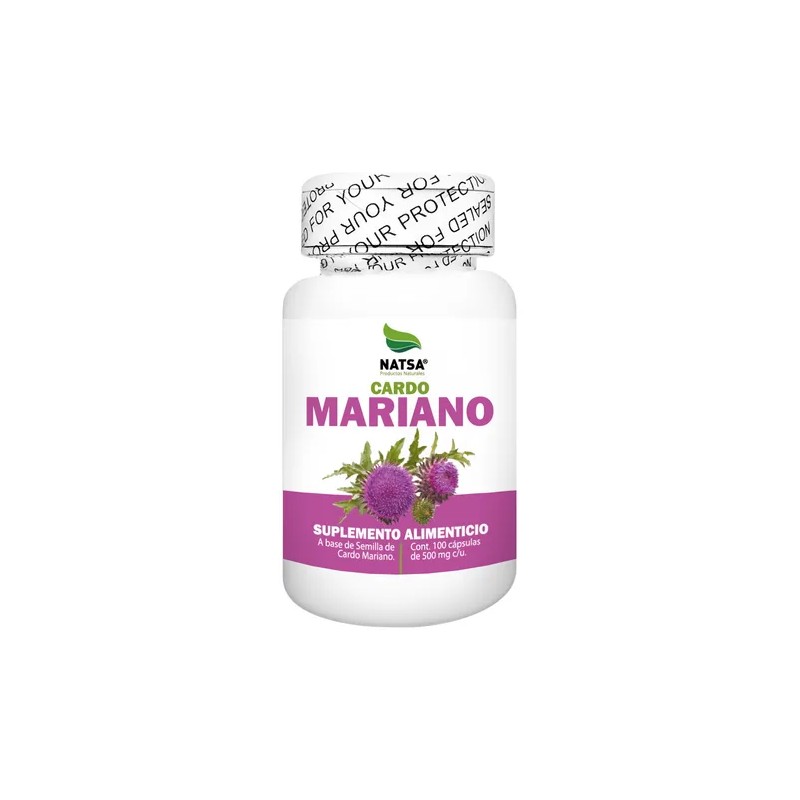 Cardo Mariano, 100 Cápsulas, Calidad Premium Sabor Natural
