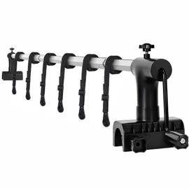 Touri Pool Cover Reel for Above Ground Swimming Pool, Adjustable19 Feet Aluminum Solar Cover Blanket Reel Set for Rectangle Frame Pool, Heavy Duty Pool Safety Covers Reel Set for Various Shape Pool