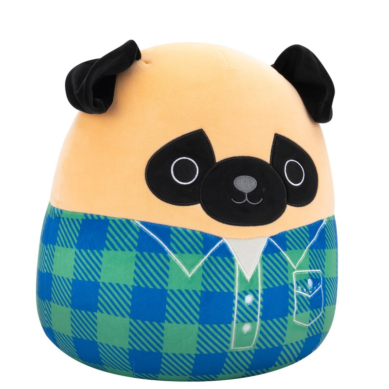 Squishmallows Original 12 Inch - Prince the Brown Pug
