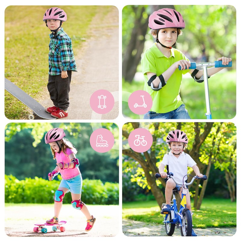 Plusawa Kids Helmet for 5-18 Years, Lightweight PC Shell, Interior
