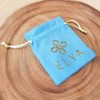 ELYA Jewelry Womens Stainless Steel Dangling Hearts Pendant Necklace, White,