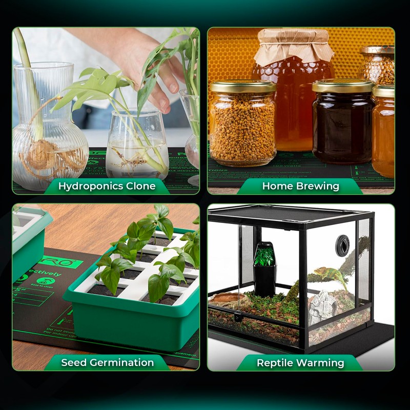 MARS HYDRO Seedling Heat Mat with Control 10''x 20.75'' Heating