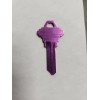 PURPLE COLORED LIGHTWEIGHT SCHLAGE SC1 KEYBLANK