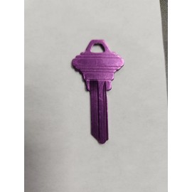 PURPLE COLORED LIGHTWEIGHT SCHLAGE SC1 KEYBLANK