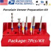Nybeautifulteeth 2Kits Dental Porcelain Veneer Preparation Burs Zirconia Veneers Diamond
