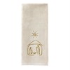 SKL Home Religious/Christmas Nativity Hand Towel 2pc Set for Bath/Kitchen