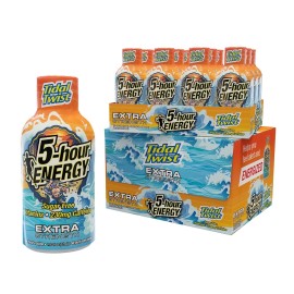 5-hour ENERGY 5 Hour Energy Extra Strength Tidal Twist 1.93 oz Shots  Sugar Free - 24 Ct Box