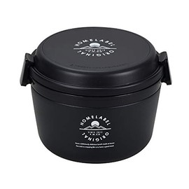 Pearl Metal HB-4739 Thermal Donburi Lunch Jar, 27.3 fl oz (770 ml), Black