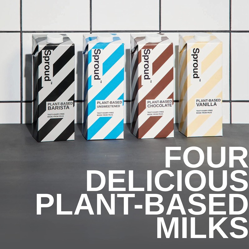 Sproud Plant-Based Unsweetened Powered by Peas, 1 Litre