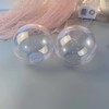 30 PCS Clear Christmas Ornaments Balls, 8cm, 6cm, 5cm Clear