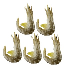 ARTIBETTER 5pcs Artificial Shrimp Sea Fake Shrimp Model Shrimp Plush Lifelike Shrimp Ornament Shrimp for Decor Simulation Shrimp Plush Food Photo Prop Dining Table Fish PVC