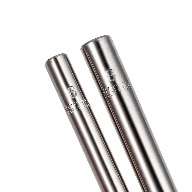 Bohaner 2Pc 6mm & 8mm HSS Tip High-Speed Steel Cobalt