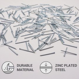 (Pack of 1000) Small Head 1.8 x 32 mm Finishing Nails Galvanised Steel Nails for Woodworking (1000, 1.8 x 32 mm)