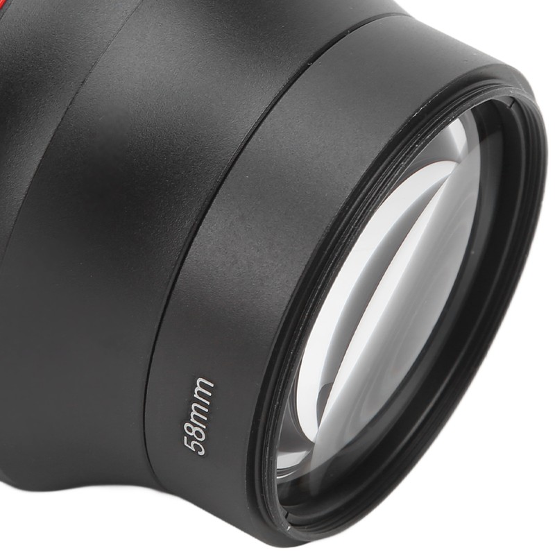 58mm 0.43X Wide Angle Lens Optical Glass Camera Lens with