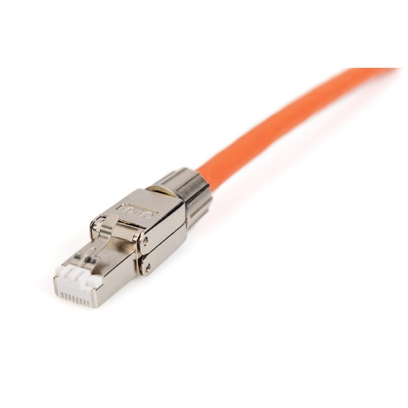 DIGITUS Cat 6A Network Connector - Field Plug 360° Shielded