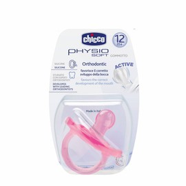 Chicco Soother Physio Soft 12 Months and Above Pink Pack of 1
