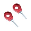 OTOTEC 1 Pair Red Chain Tensioner Adjuster M6 15mm Inner Diameter CNC for 110cc 125cc Pit Dirt Bike XR CRF 50 70 Bicycle Scooter