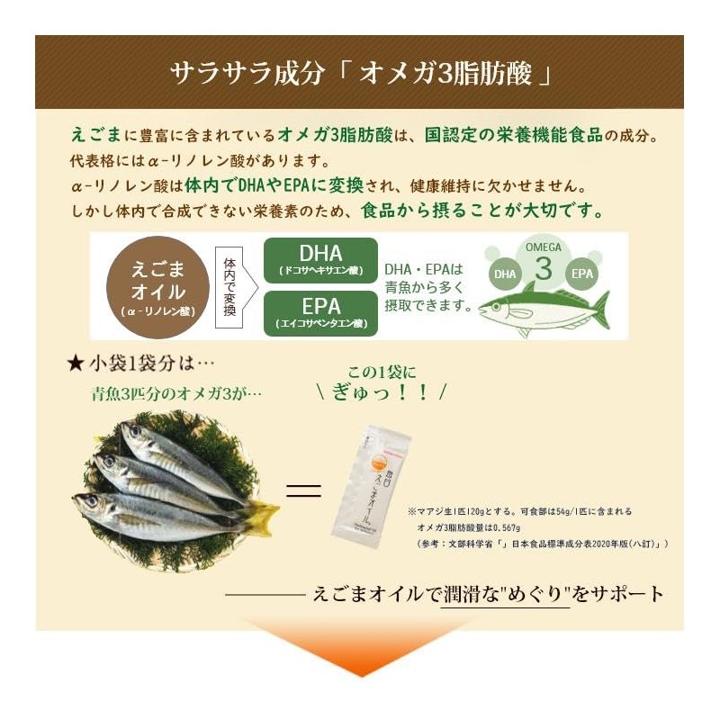 太田油脂 えごま油 毎日えごまオイル 3g×30袋入 [2個セット]