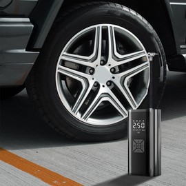 Tire Inflator - Portable Smart Air Pump,Cordless Tire Inflator with Digital Display for Camping Home Travel Garage Bike RV Truck Motorcycle