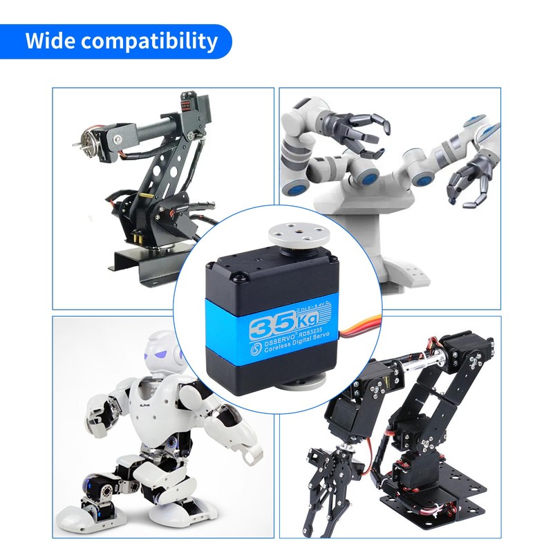 Wishiot RDS3235 Digital Servo Robot Servo Coreless Motor 35KG High