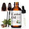 SADOWAY Aceite de Ricino Orgánico para Cabello Seco y Maltratado,